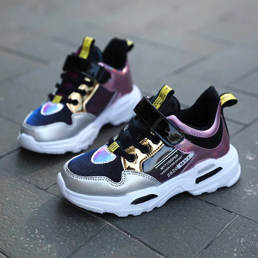 Kids Shoes For Girls Shoes Fashion Leather Waterproof Children Shoes