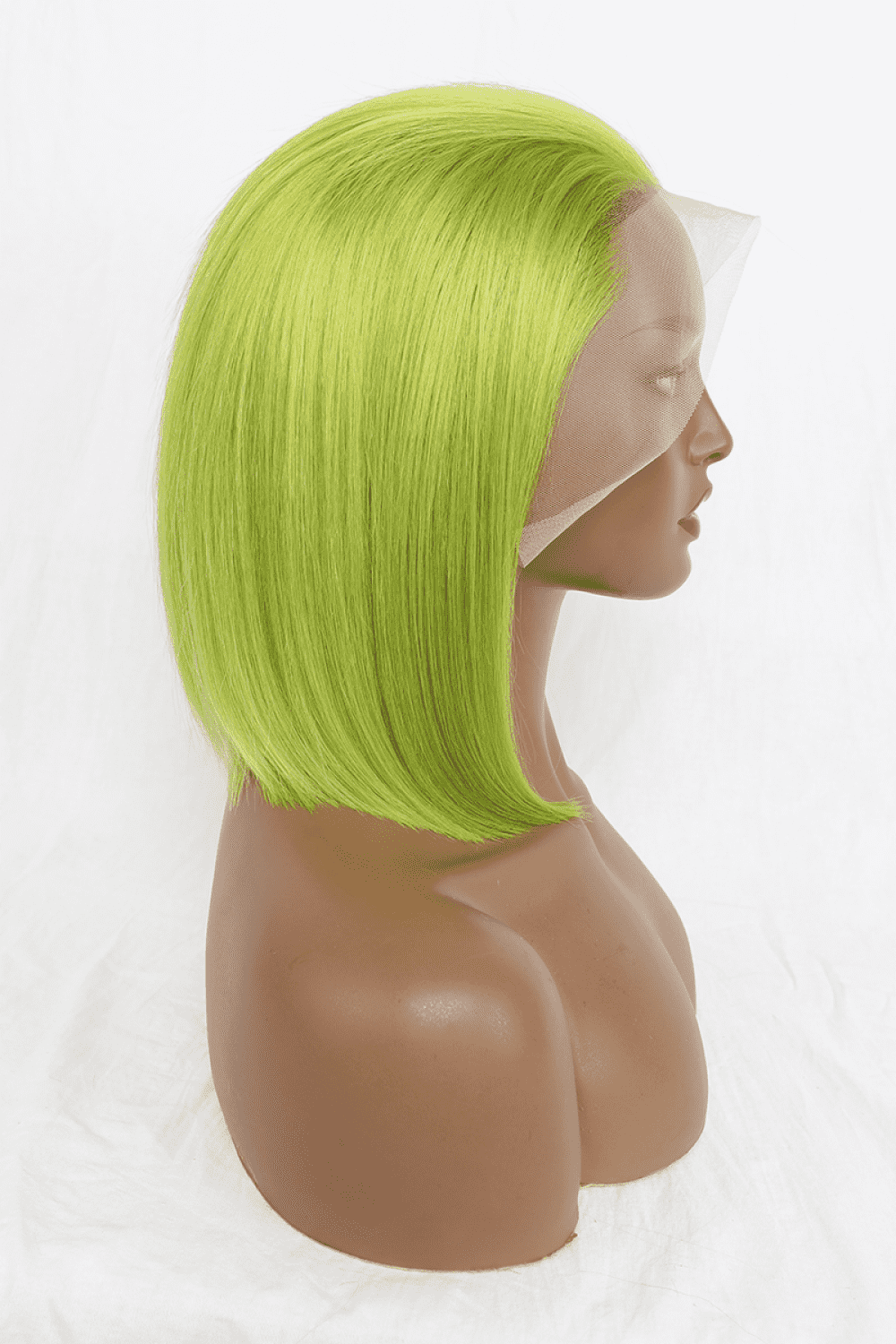 Lace Front Wigs Human Hair in Lime 150% Density