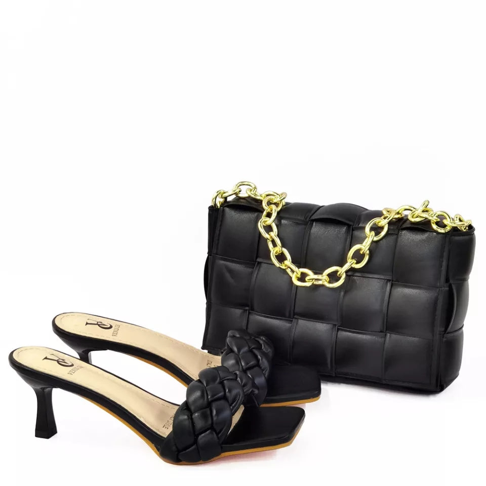 Italian Design Newest Women Shoes and Bag Set