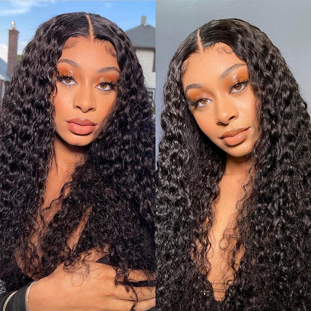 Brazilian Deep Wave Lace Front Wigs 13x4 & 4x4 Lace Frontal Human Hair Wigs