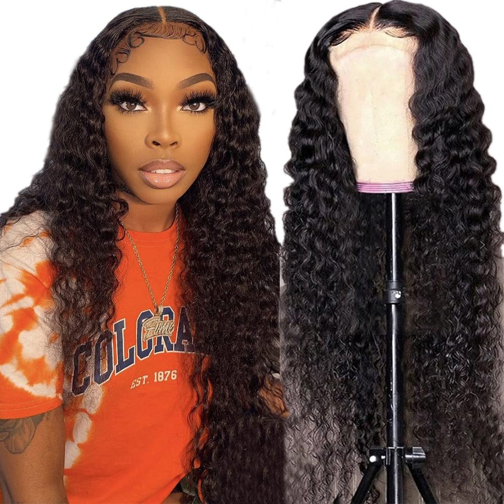 Brazilian Deep Wave Lace Front Wigs 13x4 & 4x4 Lace Frontal Human Hair Wigs