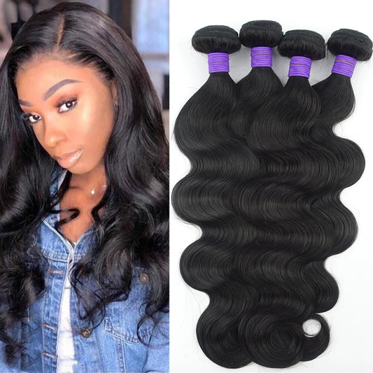 Brazilian Body Wave Human Hair Bundles Remy Hair