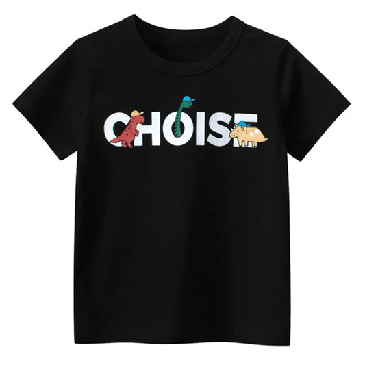Kids T-shirt For Boys Fashion Children Casual Short Sleeve