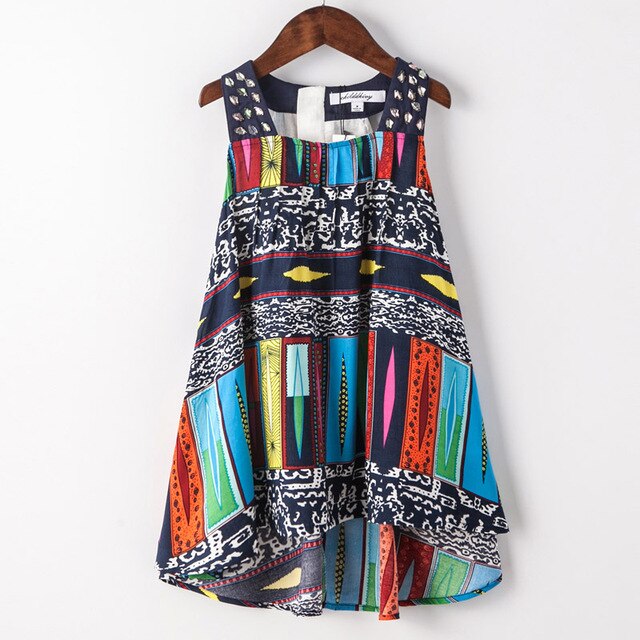 Girls Beach Dress For Holiday Kids Print Dresses