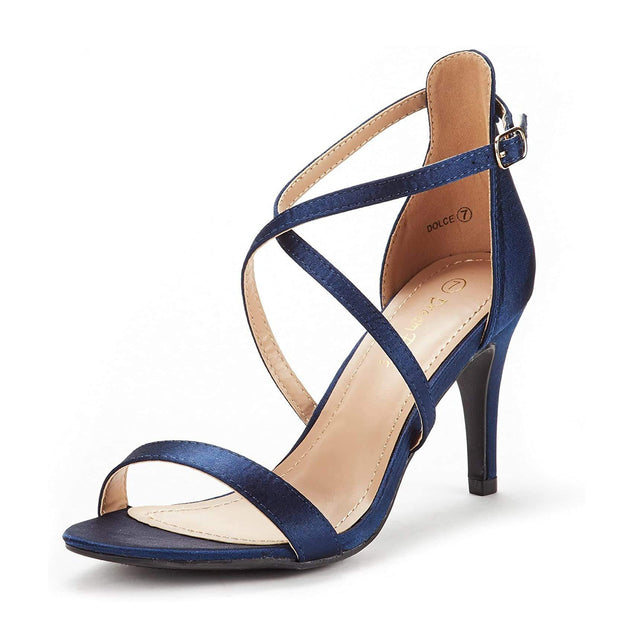 Fashion Stilettos PU Leather Gladiator High Heels Sandals Open Toe Pump Shoe for Woman