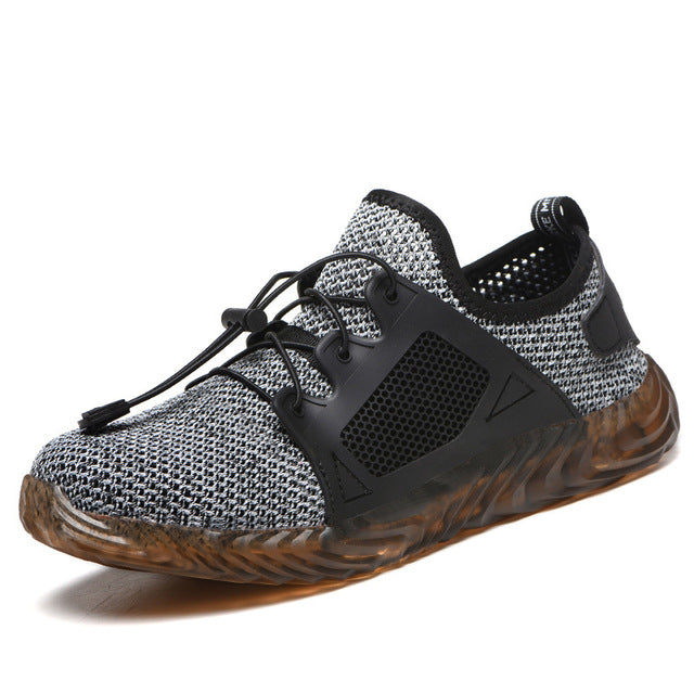 Men and Women Steel Toe Cap Work Safety Shoes Puncture-Proof Boots Lightweight Breathable Sneakers