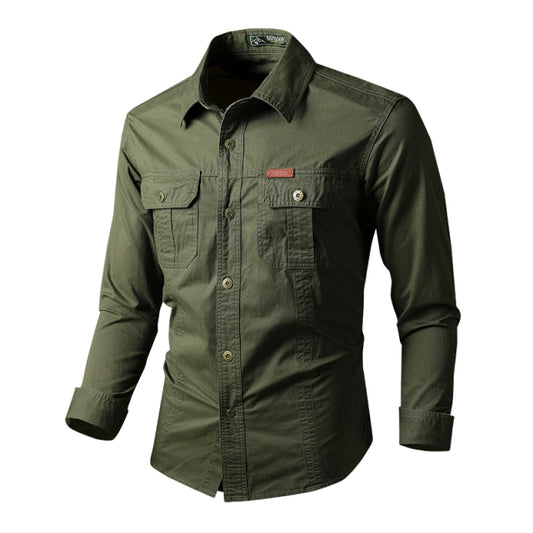 Long Sleeve Shirt Mens Slim Fit Tactical Shirt Breathable Sport Tops