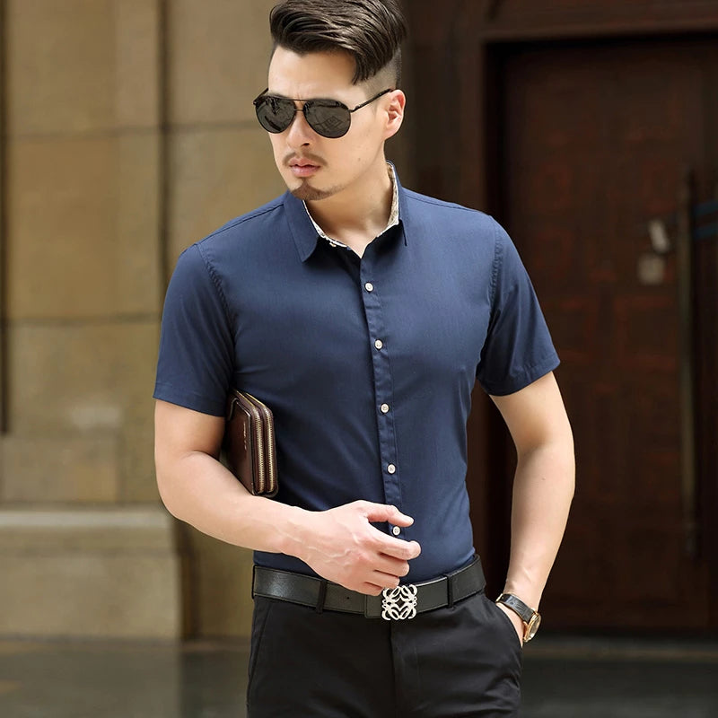 Business Casual Short Sleeve Shirt