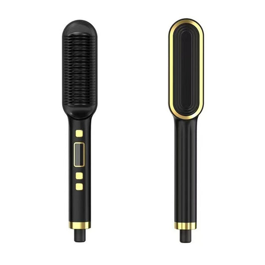 Hair Straightener Hot Comb Anti-scalding Ceramic Hair Curler Multi-speed Electric Straightening Comb Curling Iron Hair Brush