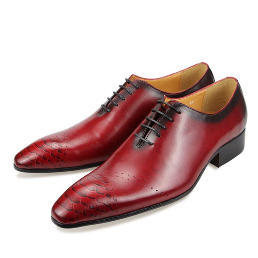 Oxford Luxury Vintage Formal Cow Leather Dress Shoes