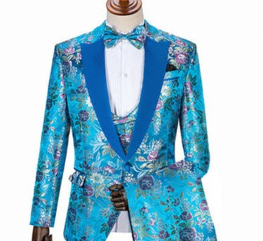 Custom Made Tuxedo for Tuxedo Formal Suits For Men(Jacket+Vest+Pants)