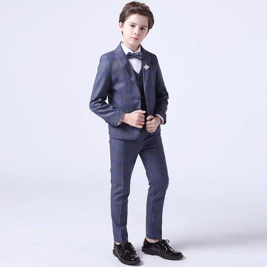 Top Quality Boys Formal Suit Ceremony Wedding Campus Student Tuxedo
