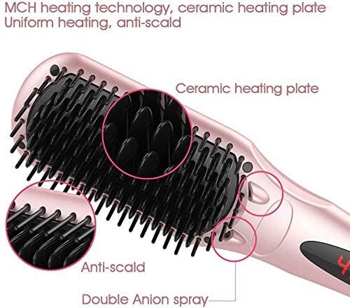 2-in-1 Ceramic Ionic Straightening Brush