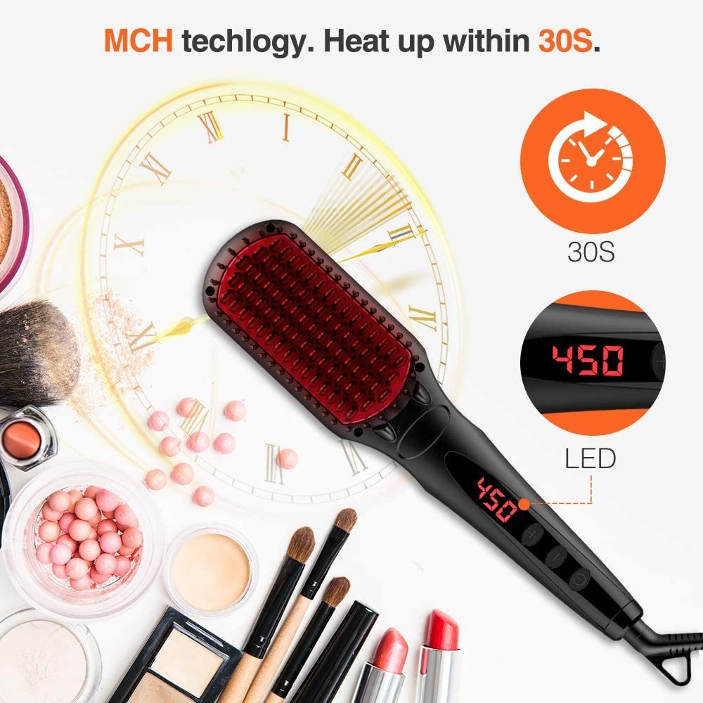 Hair Straightener Brush