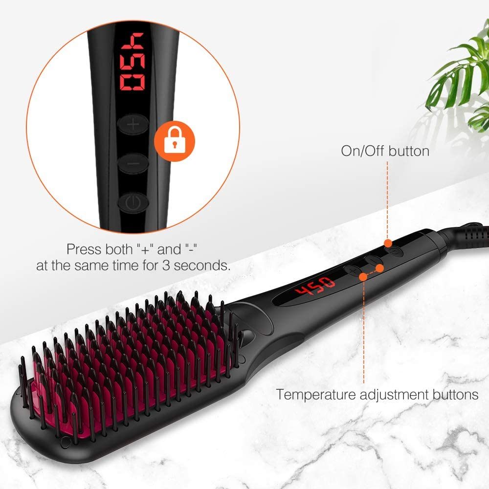 Hair Straightener Brush