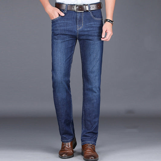 men trousers baggy jeans fashion stretch biker jeans big size