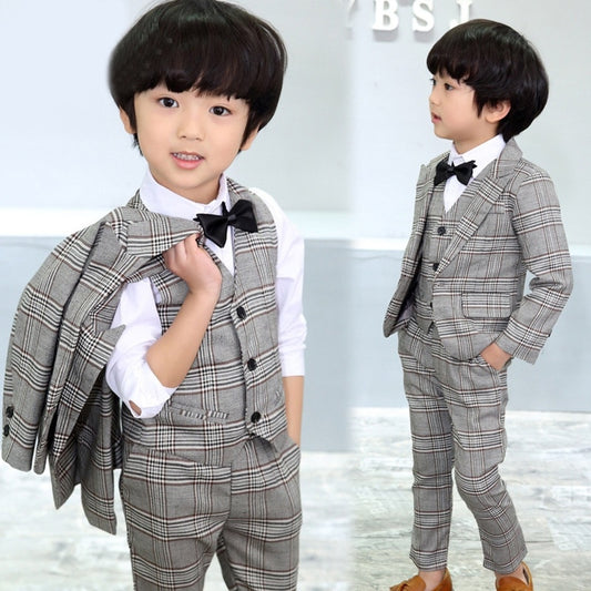 4 Pcs Kids Boy Tuxedo