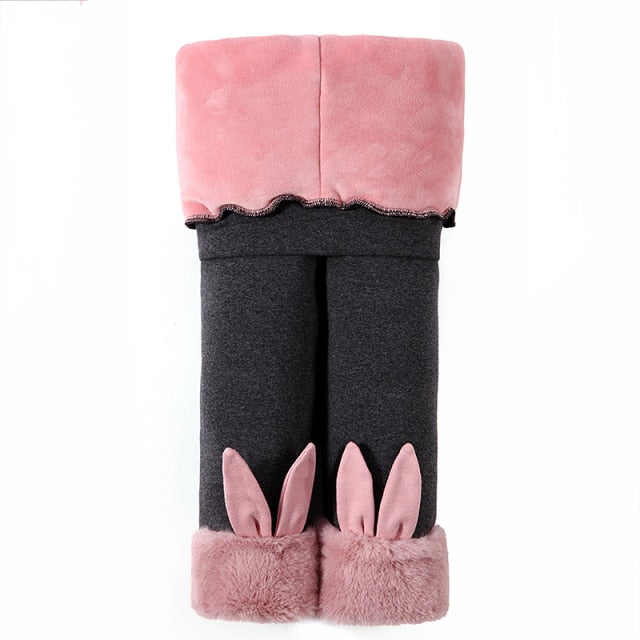 Pure Cotton Padded Leggings Winter Cartoon  Pants Outwear