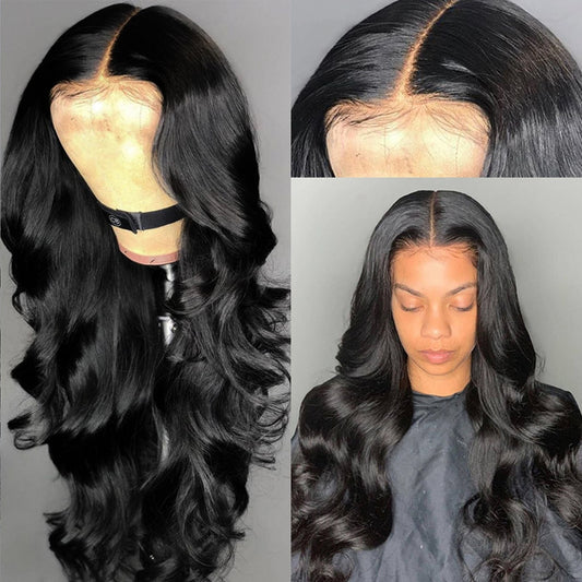 360 Full Lace Frontal Wig Pre Plucked Body Wave Brazilian Human Hair