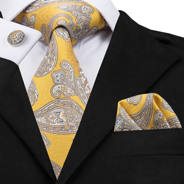 Floral Mens Tie Set