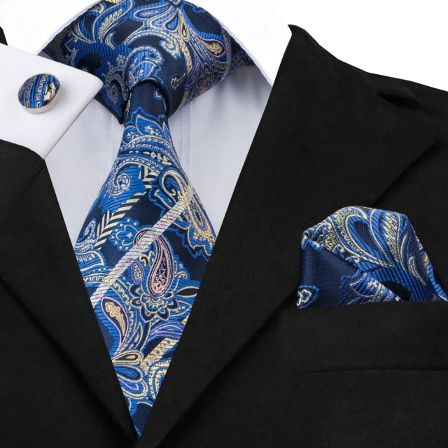 Floral Mens Tie Set