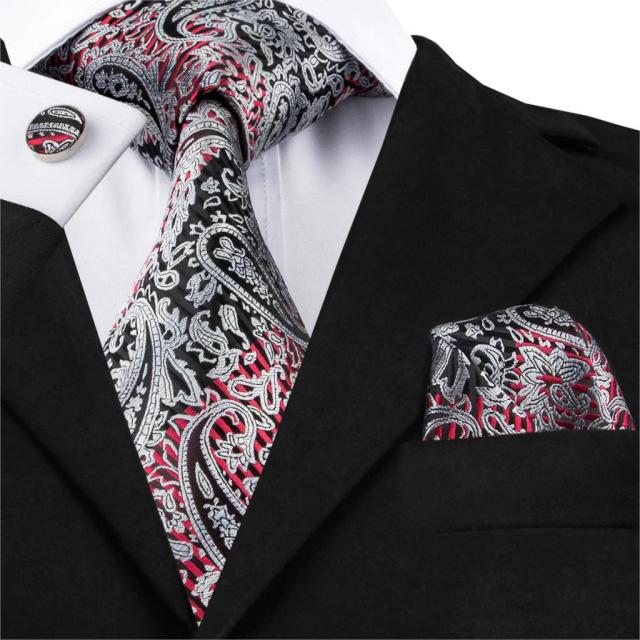 Floral Mens Tie Set