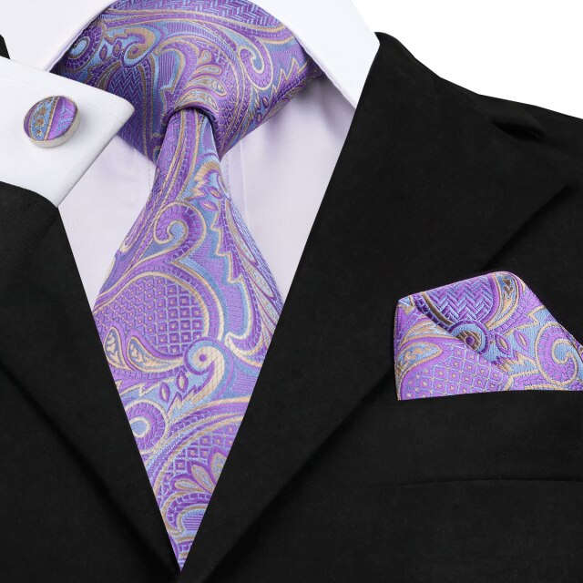 Floral Mens Tie Set