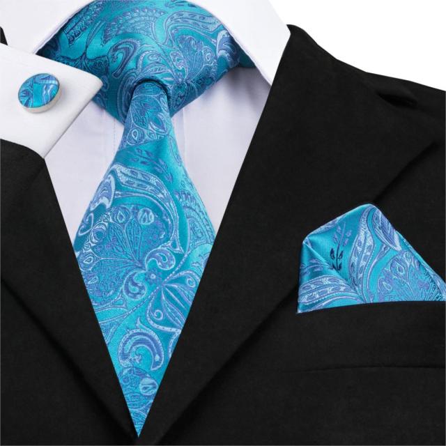 Floral Mens Tie Set