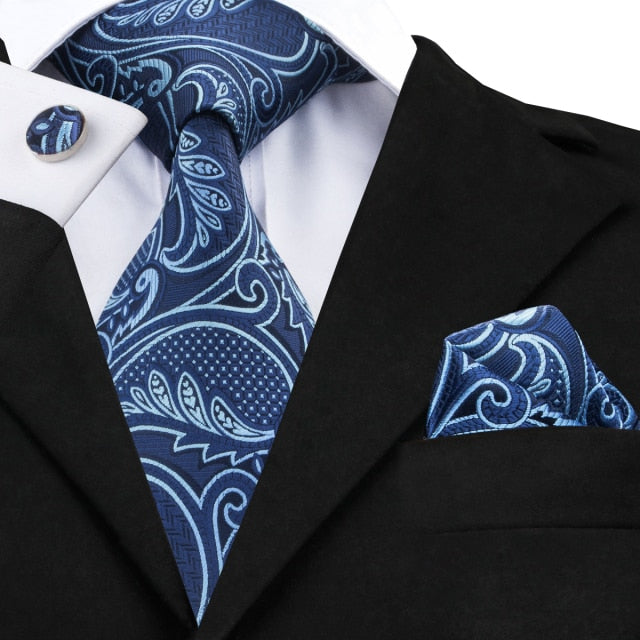 Floral Mens Tie Set