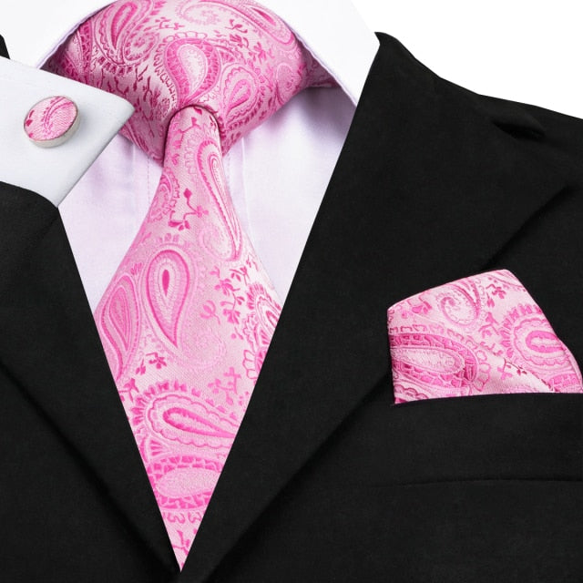 Floral Mens Tie Set