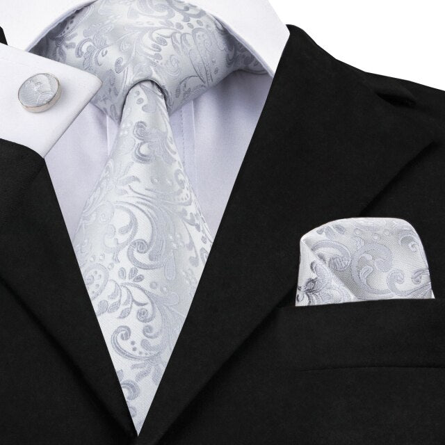 Floral Mens Tie Set