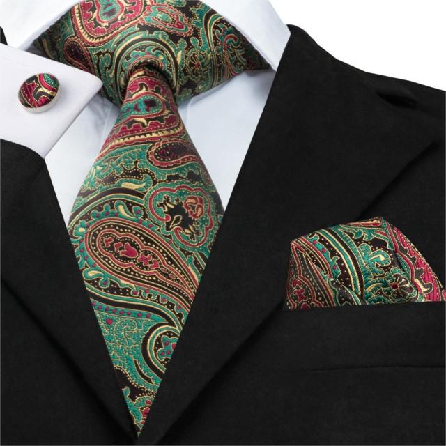 Floral Mens Tie Set