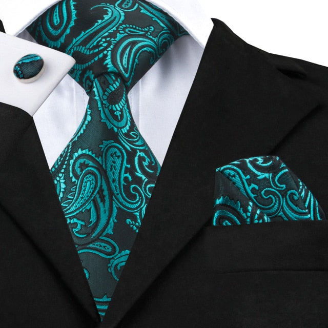 Floral Mens Tie Set