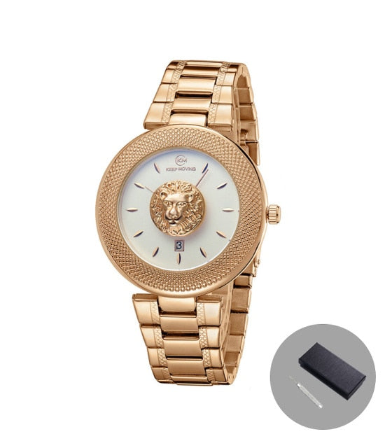 Top Luxury Fashion Brand Elegant Women Watches Quartz Waterproof Wristwatches