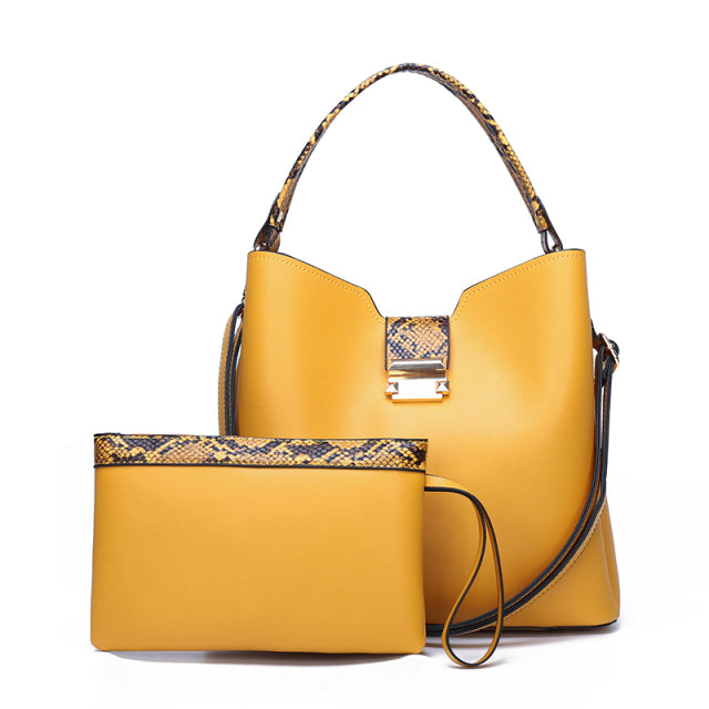 Women's bag high-quality luxury stitching 2-piece set