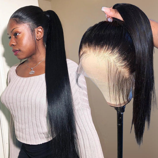 360 Lace Frontal Human Hair Wigs Pre Plucked