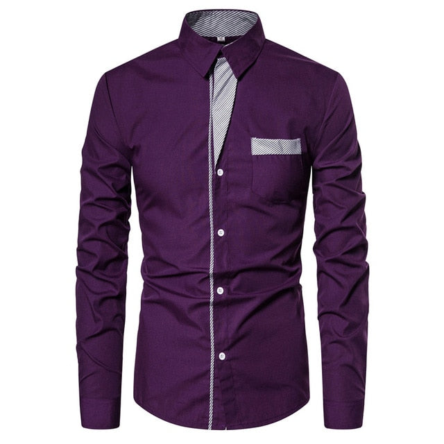 Men's Shirts Casual Slim Fit