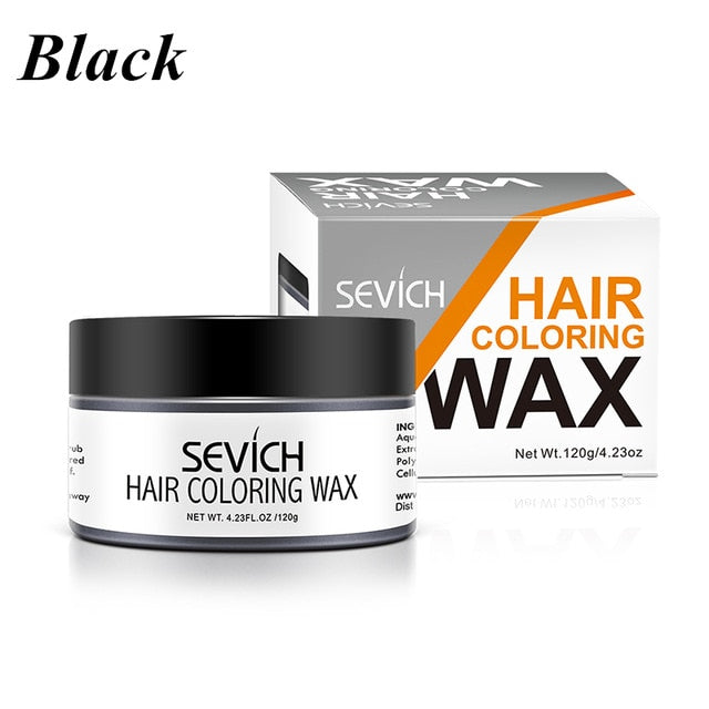 Temporary Hair Color Wax Paste Dye Cream Hair Gel for Hair Coloring Styling Silver Grey