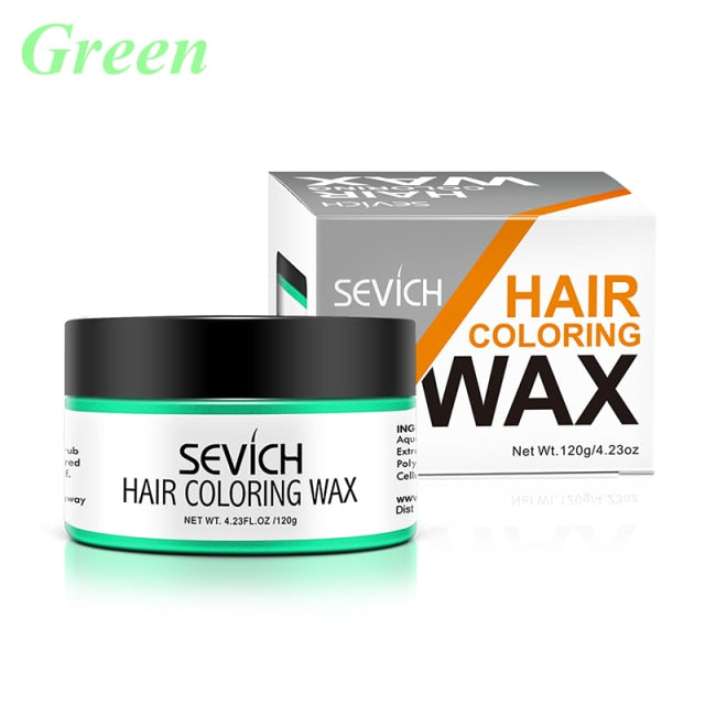 Temporary Hair Color Wax Paste Dye Cream Hair Gel for Hair Coloring Styling Silver Grey