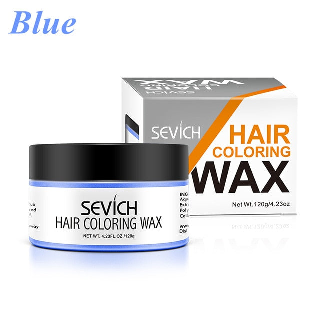 Temporary Hair Color Wax Paste Dye Cream Hair Gel for Hair Coloring Styling Silver Grey