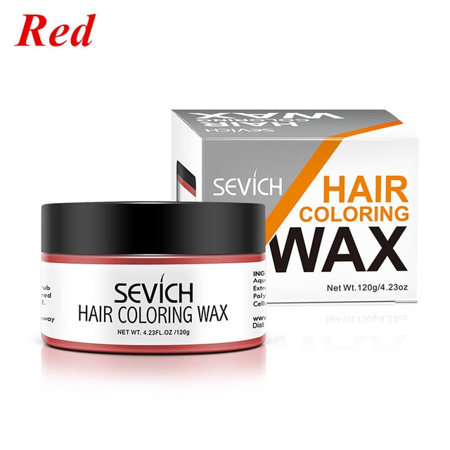 Temporary Hair Color Wax Paste Dye Cream Hair Gel for Hair Coloring Styling Silver Grey