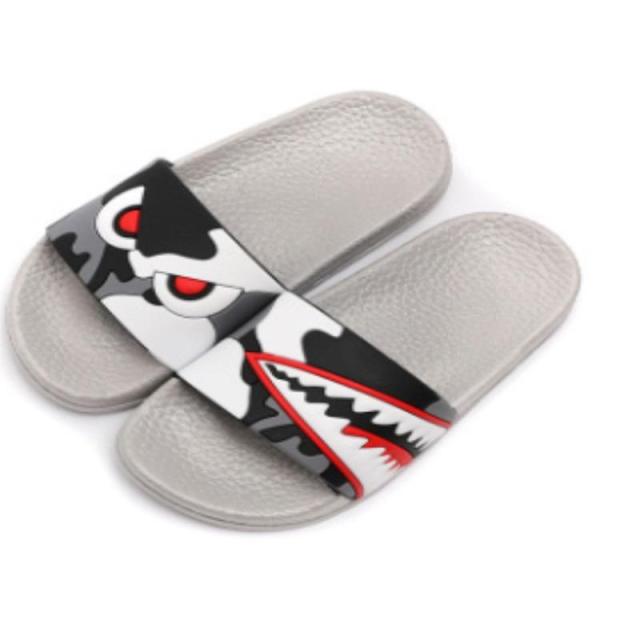 Kids Cartoon Shark Slippers Boys Sandals