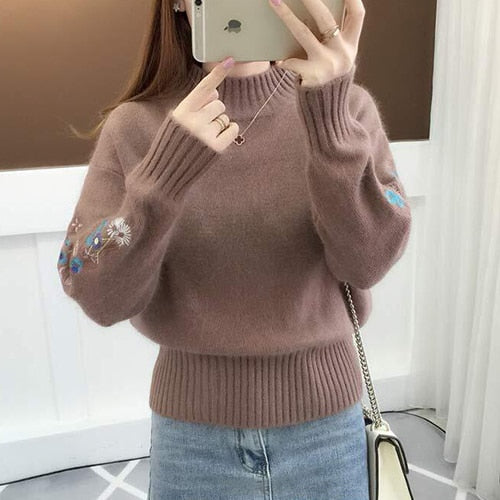 Women's High Quality Turtleneck Sweater