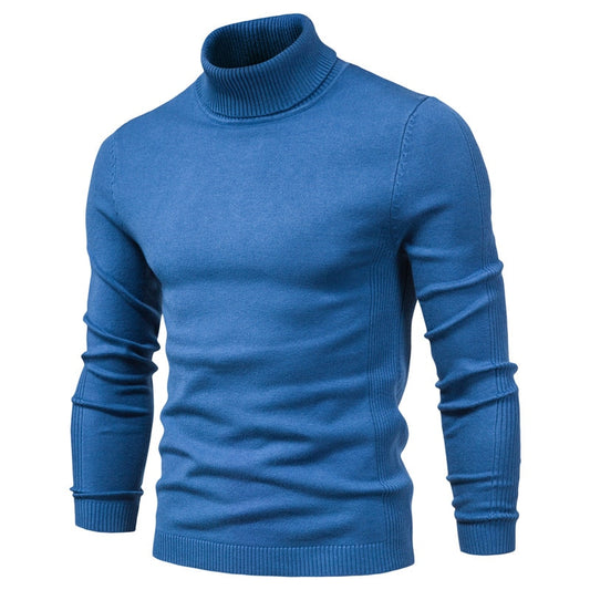 Men's Sweaters Casual Turtle Neck