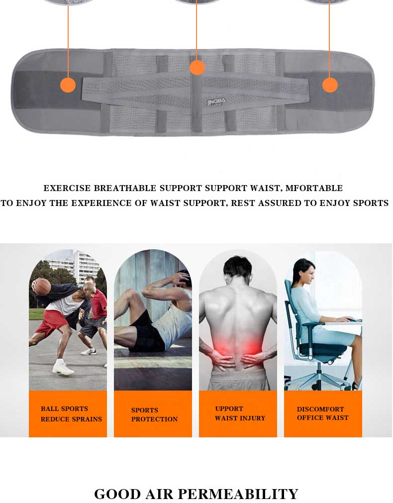 Men's Trimmer Musculation Abdominale Waist Back Support Belts Sweat Belt Trainer