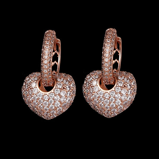 Luxury Heart Shape Earrings