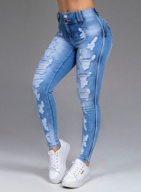 Women's Skinny High Waist Fashion Jeans