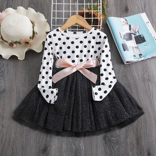 Kids Winter Long Sleeves Dress