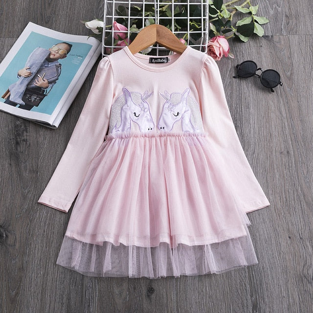 Kids Winter Long Sleeves Dress