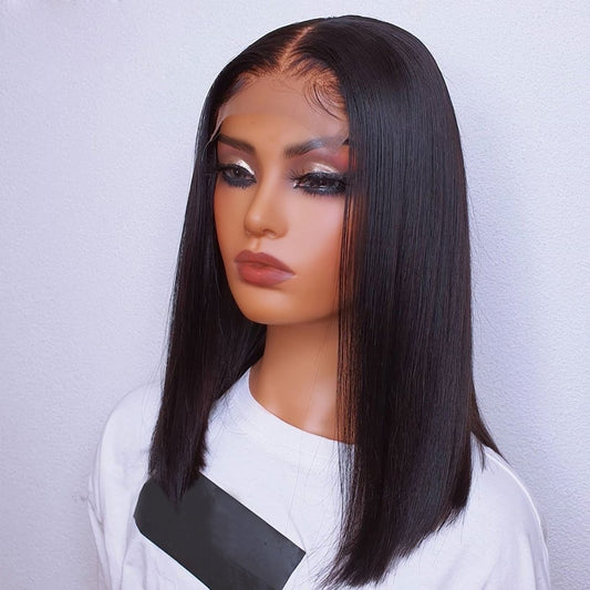 Silky Straight Lace Front Glueless Heat Resistant Wig With Baby Hair